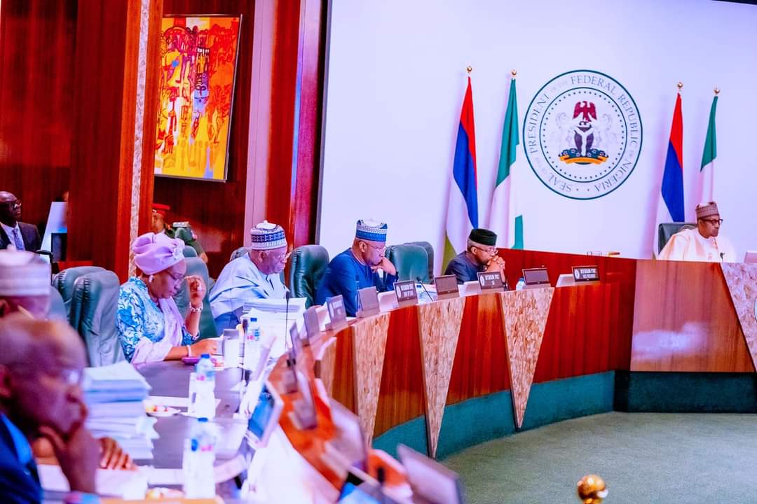 PHOTO NEWS: Buhari launches National Monitoring and Evaluation App 'EYEMARK during FEC 2 FB IMG 1671625510157