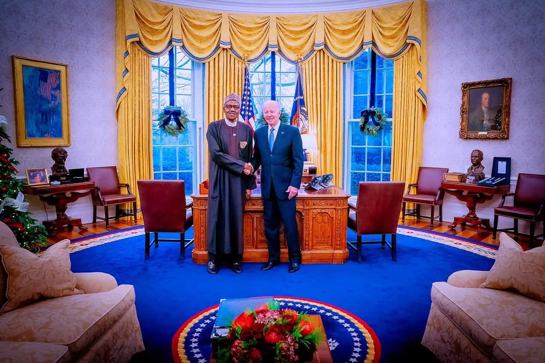 PHOTO NEWS: Buhari meets with Joe Biden in Washington 4 IMG 20221214 WA0028