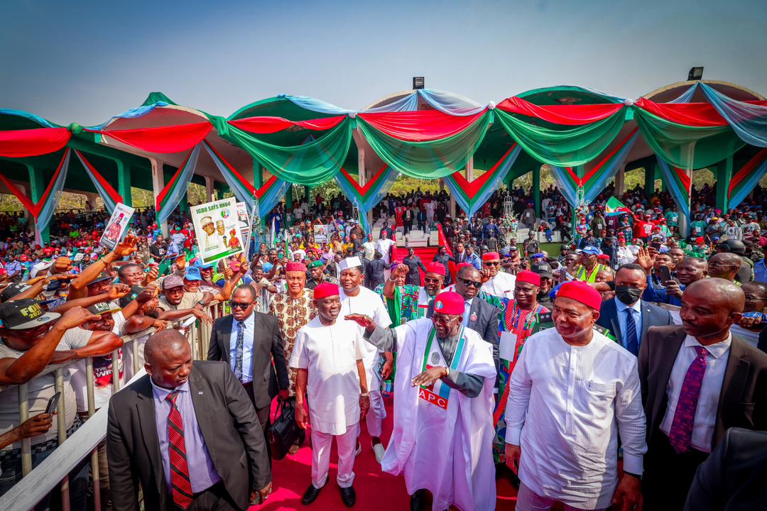 PHOTO NEWS: Enugu Governor, Ugwuanyi, welcomes Tinubu ahead APC campaign in the state 6 IMG 20230111 WA0022