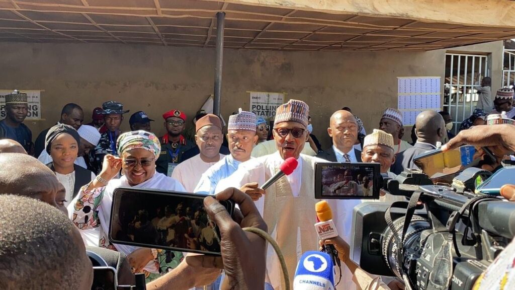 PHOTO NEWS: Buhari votes in Daura 2 IMG 20230225 WA0038