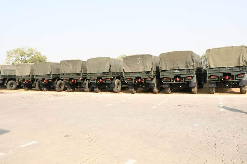 FG unveils troops carrying vehicles as Defence Minister gives kudos to Buhari 4 IMG 20230303 WA0034