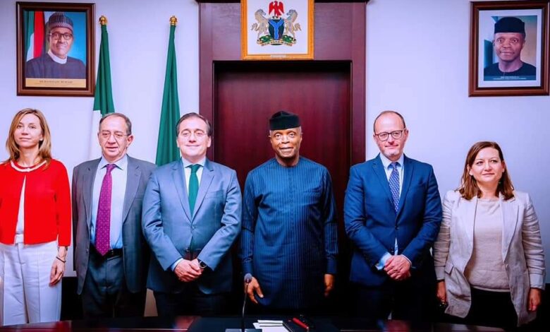 Energy sector offers more robust relationship between Nigeria, Spain - Osinbajo 1 IMG 20230112 WA0018