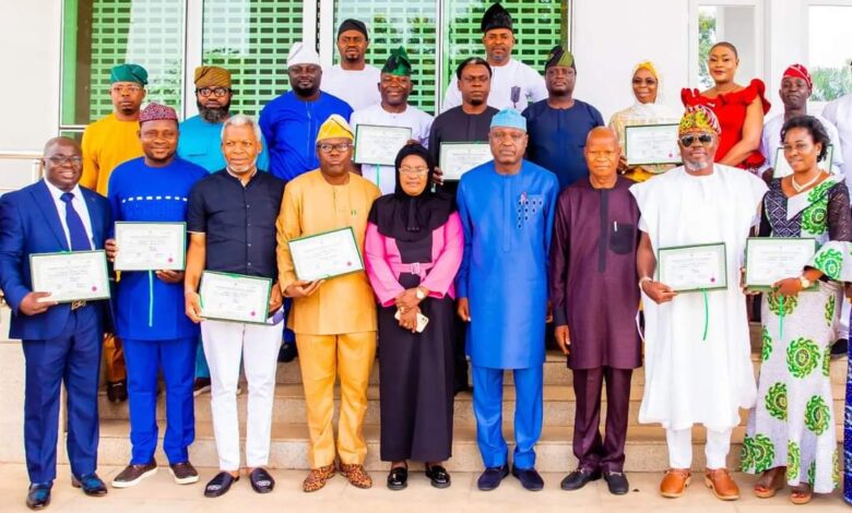 PHOTO NEWS: Oyebanji Receives Ekiti State Assembly Members-elect, Seeks ...